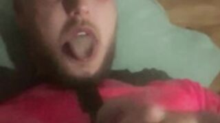 Latex fetish sissy Benjamin Fiegl Pink Latex cei