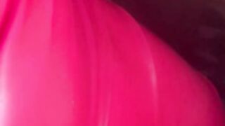Latex fetish sissy Benjamin Fiegl Pink Latex cei