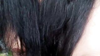 Indiannaughty Harika big Dark nipple lips show