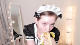bless_sheila perky maid pleasures banana #1