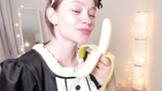 bless_sheila perky maid pleasures banana #1
