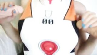 Lana Rain -Slutty Double Blowjob w Ayanami Rei