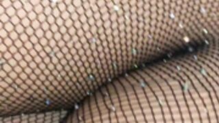 bratzmon in a sparkling bodysuit