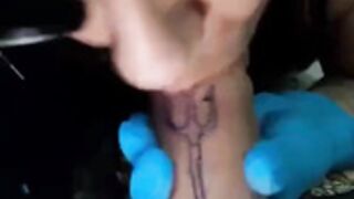 Tattoo Dick blowjob