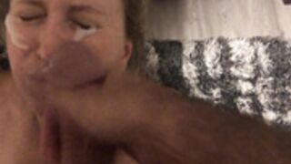 Milf Gets a huge cum blast
