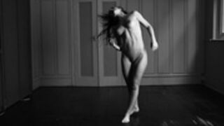 sexy dancer practices nude