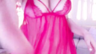 M Lewd Red Lingerie