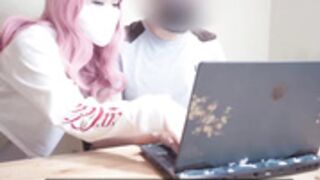 Sexy Roommate Ruin my Game Creampie