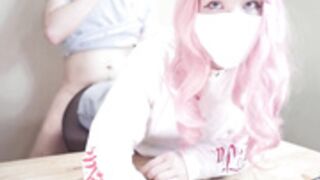 Sexy Roommate Ruin my Game Creampie