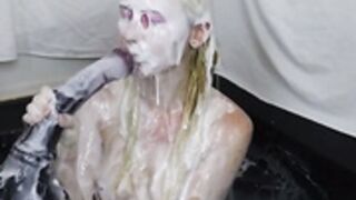 Brooke dillinger - Soaking in horse cum (Short version)