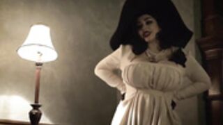 Bishoujomom Lady Dimitrescu Sucks Dildo