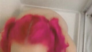 Six.O.Hearts deepthroating in Shower