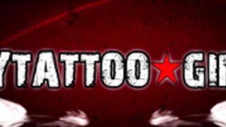 Adriana Lynn/Kris gets a pussy tattoo