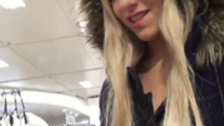 Lena-loch masturbating in fitting room