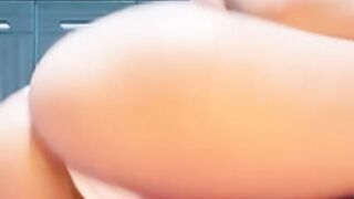 Angie brand fuck a dildo