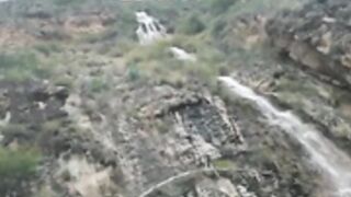 Neila desnuda en la naturaleza de Ancash,Peru