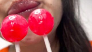 ASMR Mouth - Double Lollipop