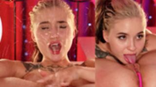 EarlyFlowerr face squirt explosion pussy fingering