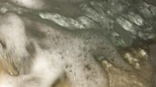 Rita Faltoyano OF Relaxing in the bathtube