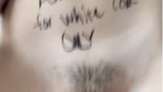 Asian body writing fucks bwc