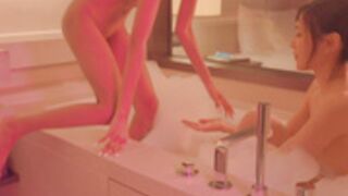 Juneliu a.k.a Spicy Gum OnlyFans Lesbian Bath