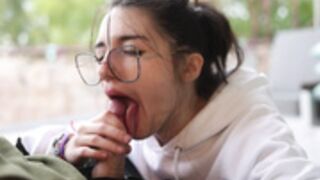 Lilmochidoll - Balcony Blowjob