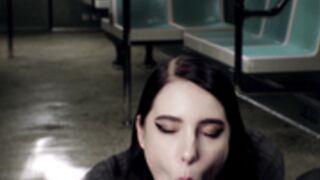 MollyRedWolf Beautiful stranger sucked me in train