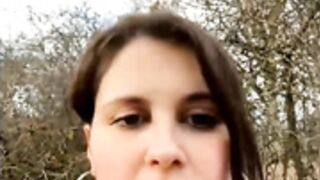 German Couple fucks outdoor