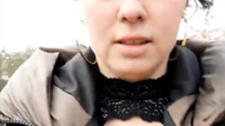 German Couple fucks outdoor