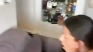 Strapon lesbian mirror