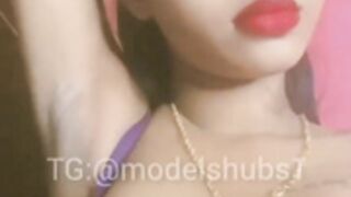 Nidhi, Insta Influencer Showing Boobs ~ with Face