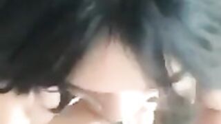 Big Eyes Asian Girl Blowjob