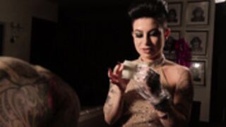 Adriana Lynn Tattoos Herself Before Fucking Sascha 2