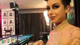 Adriana Lynn Tattoos Herself Before Fucking Sascha