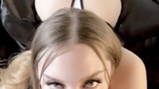 Jane Lucier dildo blowjob