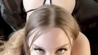 Jane Lucier dildo blowjob