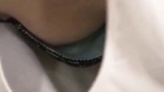 Japanese haircut downblouse