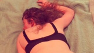 Fat white whore take sit in the ass