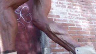 Most vascular woman in the world 3 RED