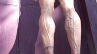 Most vascular woman in the world 2 BLACK