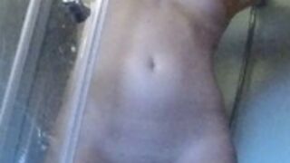 Masturbating and taking a nude snap