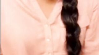 Jaahnavi-Reddy Cam Show Pressing Boobs