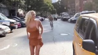 Nicolette Shea breasting boobily