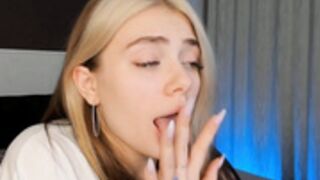 EmitaAnila1 tease sucking finger