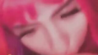 Head From A Pink Hair TikTok E-Girl
