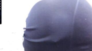 mysuchka flashes pussy under black dress