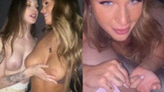 Dainty Wilder | Sky Bri Lesbian POV Sex During Movie