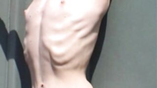 anorexic Ilka flexing 1