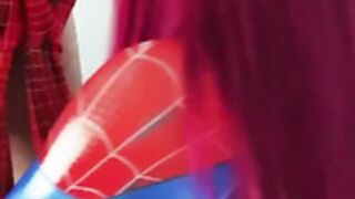 Hailey Queen {Blowjob Spiderman}