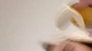 smasheddely with a banana